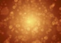 Soft Red-Gold Abstract bokeh background Royalty Free Stock Photo