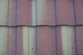 Soft roof, tiles. Different colors of shingles Royalty Free Stock Photo