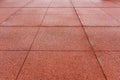 Soft rubber tiles on the Playground Royalty Free Stock Photo