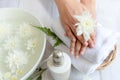 Soft and select focus. Spa beauty massage health wellness Royalty Free Stock Photo