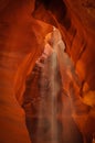 Soft Shadows and Lights into Antelope Canyon Royalty Free Stock Photo