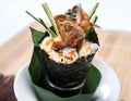 Soft Shell Crab Hand Roll Temaki