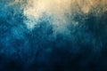 Soft Grainy Dark Blue and Beige Gradient Abstract Background with Subtle Texture Royalty Free Stock Photo
