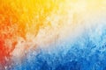 Soft Blended Gradient Background with Warm Orange and Cool Blue Grainy Texture Royalty Free Stock Photo