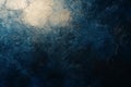 Soft Gradient Dark Blue and Beige Grainy Textured Abstract Background with Subtle Light Streaks Royalty Free Stock Photo