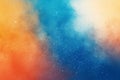 Soft Grainy Gradient Blend of Blue Orange and White Abstract Background Texture Royalty Free Stock Photo