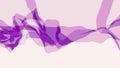 Soft silk smoke ribbon gentle flow waving digital simulation turbulent abstract illustration background new quality art