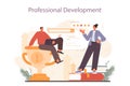 Soft skills concept. Business people or employee professional development.