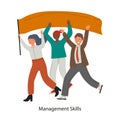 Soft skills concept.