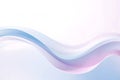 Soft and Smooth Colors Abstract Light Blue and Pink Flowing Waves on White Background Royalty Free Stock Photo