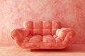 soft sofa peach fuzz color