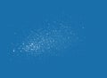 Soft sprayed graffiti cloud background in blue white Royalty Free Stock Photo