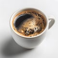 Soft studio lighting coffee photography Royalty Free Stock Photo