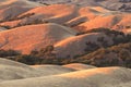 Soft Sunset Colors Painting California Golden Hills Royalty Free Stock Photo