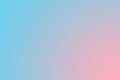 Soft sweet blurred blue and pink pastel color background. Abstract gradient desktop wallpaper.