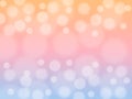 Soft sweet blurred pastel color background with bokeh. Abstract gradient desktop wallpaper.