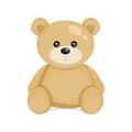 Soft teddy bear toy. Royalty Free Stock Photo