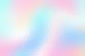Soft texture foil. Background in pastel color. Iridescent gradient. Light pink and blue colours. Metal dreamy effect. Gentle surfa