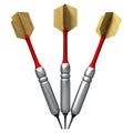 Soft tip darts Royalty Free Stock Photo