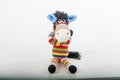 Soft toy bright zebra