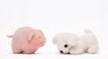 Soft Toy Pig and Dog Royalty Free Stock Photo