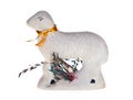 Soft Toy White Lamb Royalty Free Stock Photo