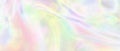 Soft unicorn fresh colorful paper with polarization effect and wish neon holographic stains on liquid elegant Royalty Free Stock Photo