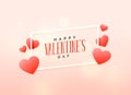 Soft valentine`s day love background design