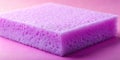 Soft Violet Eva Foam Sheet on a Pink Plush Sponge Background A Smooth Texture for Crafts DIY Projects Royalty Free Stock Photo