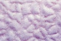 Soft violet woolen fleece