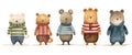 Whimsical Playful Bear Animal AI Generated Illustration