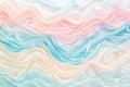 Soft wave patterns in light colors, creating a calming and cute background Royalty Free Stock Photo