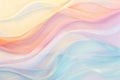 Soft wave patterns in light colors, creating a calming and cute background Royalty Free Stock Photo