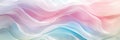 Soft wave patterns in light colors, creating a calming and cute background Royalty Free Stock Photo