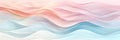 Soft wave patterns in light colors, creating a calming and cute background Royalty Free Stock Photo