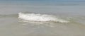 Soft waves on the beach