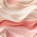 Soft waves of pink and white fabrics with smooth curves and fluid transitions (tiled)