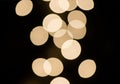 Soft white bokeh circles abstract minimal background Royalty Free Stock Photo