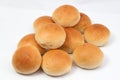 Soft white bread roll Royalty Free Stock Photo