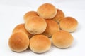 Soft white bread roll Royalty Free Stock Photo