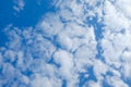 Soft White Cloud in blue sky for background backdrop use