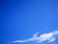 Soft white clouds against blue sky background and empty space Royalty Free Stock Photo