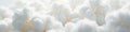 Soft, white cotton ball texture; close up view , backdrop, winter, element Royalty Free Stock Photo