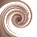 Vector background of swirling chocolate texture
