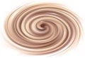 Vector background of swirling chocolate texture