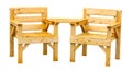 Soft wood garden furniture