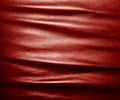 Soft wrinkled black leather Royalty Free Stock Photo