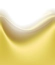 Soft Yellow Satin Wave