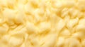 Soft yellow wool texture as background, close-up. Cotton texture light yellow colors. Abstract background and texture for design Royalty Free Stock Photo