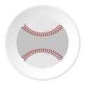 Softball ball icon circle